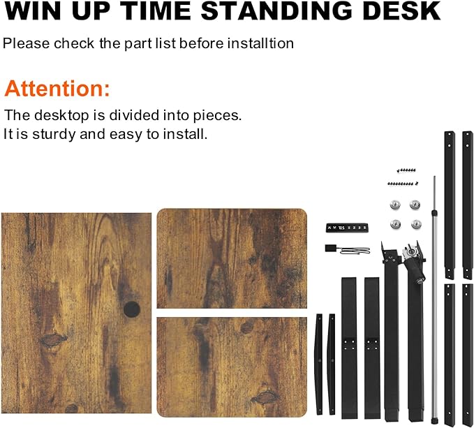 63 x 24 Inches Standing Desk Adjustable Height with Splice Board- Stand Up Desk, Electric Standing Desk, Sit to Stand Desk for Home & Office Computer Desk - LeafyLoom