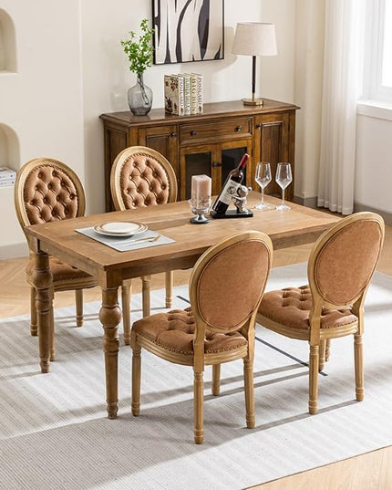 NicBex Haerin-SD-00122-LWJ Dining Chairs, 23"x19.1"x37.2", Orange - LeafyLoom
