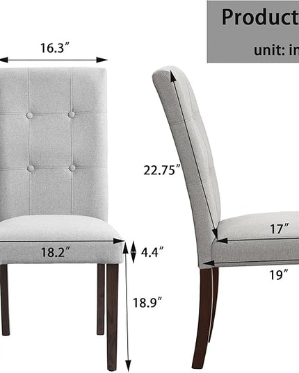 NicBex Dining Room Table Set for 6 Kitchen Table and Chairs Sintered Stone Dining Table with 6 Tufted Upholstered Chairs, 63-inch Rectangle Dining Table for Dining Room, Gray - LeafyLoom