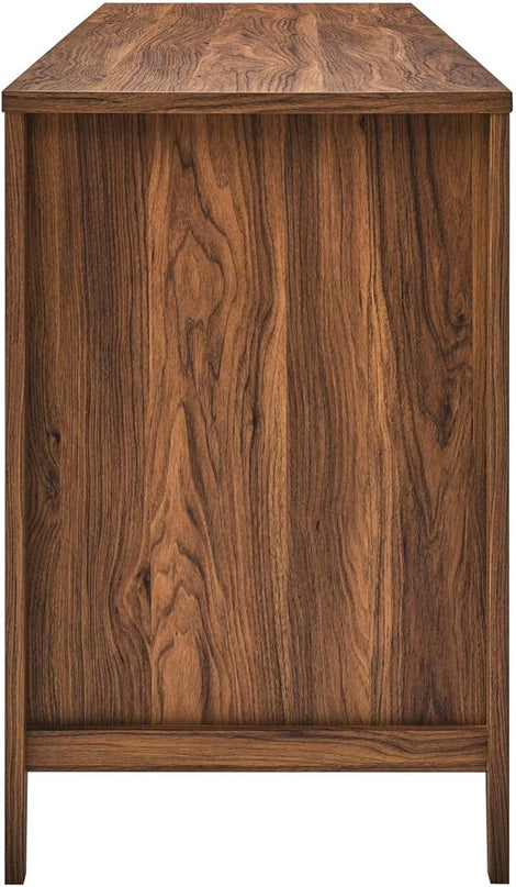Modway Soma Desk, Walnut - LeafyLoom