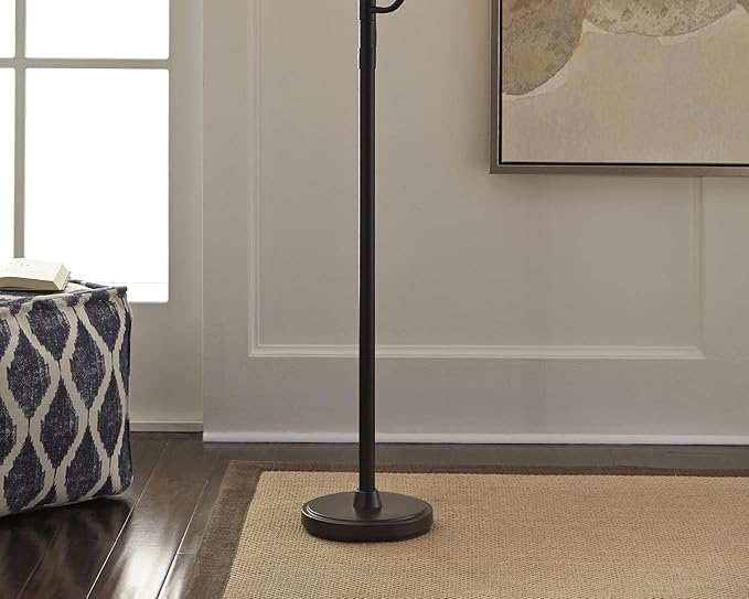 Signature Design by Ashley L207171 Jaak Floor Lamp, 13" x 13" x 59.75", Bronze Finish - LeafyLoom