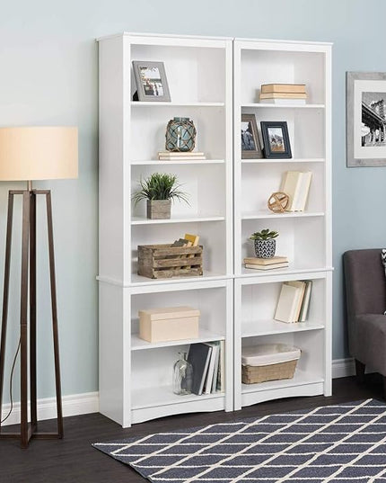 Prepac Prepac Home Office Tall 6-Shelf Bookcase - LeafyLoom