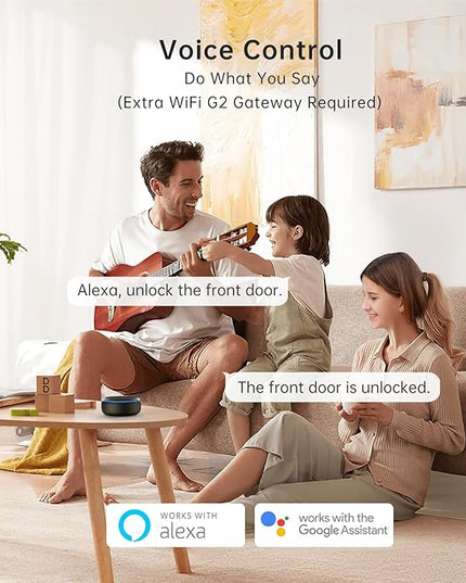 Smart Deadbolt, SMONET Fingerprint Electronic Deadbolt Door Lock with Keypad-Bluetooth Keyless Entry Front Door Digital Keypad App Control, Ekeys Sharing, App Monitoring Auto Lock for Homes and Hotel SMONET