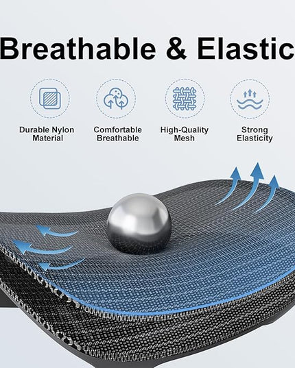 Ergonomic Office Chair, Adaptive Lumbar Support, SGS Class 4 Gas Clylinder 400 LBS Capacity，3D Headrest & Armrest and Retractable Footrest, Mesh Breathable Desk Computer Gaming Chair - LeafyLoom