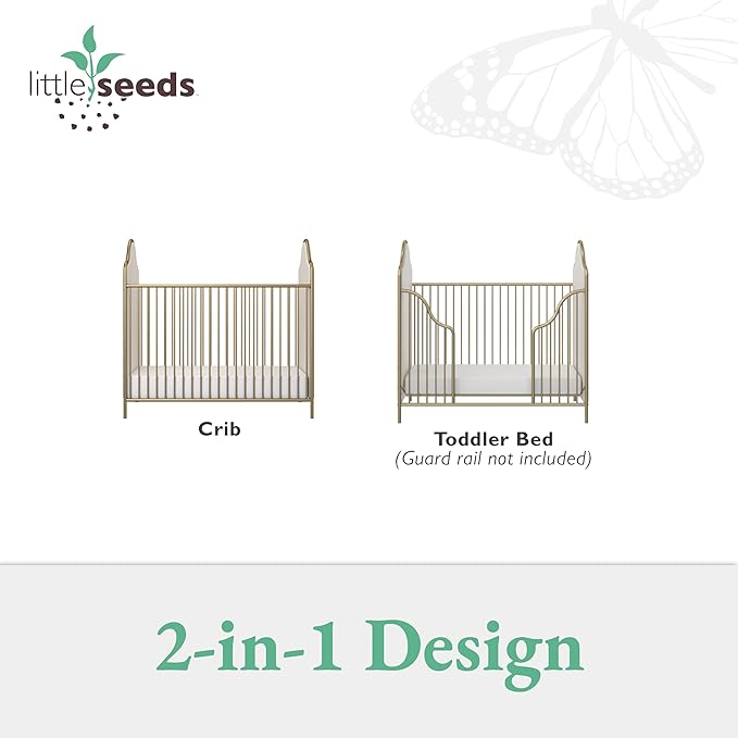 Little Seeds Piper Toddler Conversion Kit, Gold - LeafyLoom