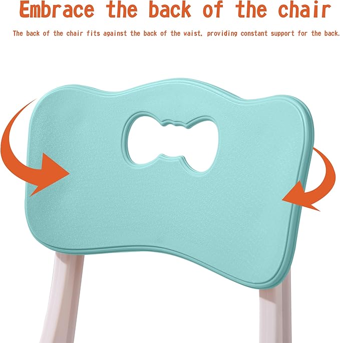 Kids' Desk Chairs Adjustable Height is Suitable for Children's Chairs Used in Families, Schools and Day-Care Between 2-10 Years Old The Max Bearing Capacity is 220LB(5PCS-Blue) - LeafyLoom