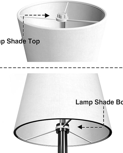 BLUEYE Smart Floor Lamp, Similar to Fabric Shade, 64'' Standing Lamps for Bedroom, APP & Remote, RGBCW 2700K-6500K, 2 X 60W Equivalent, No Hub Required,Compatible with Alexa Google Assistant - LeafyLoom