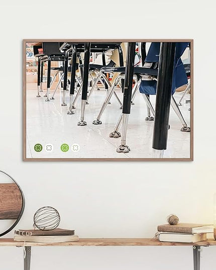 Chair Glide [1000 Count] Made in The USA | Noise Cancelling Long Lasting Floor Protection | Heavy Duty Breathable Latex-Free Anti-Rust Design | Easy to Apply Teacher Classroom Supplies - LeafyLoom