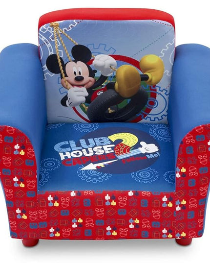 Delta Children Upholstered Chair, Disney Mickey Mouse - LeafyLoom