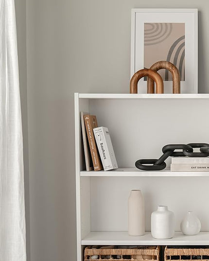 Wood Arch Bookshelf Decor - Shelf Decor Accents, Coffee Table Decor Items, Modern Home Decor, Entryway Decor, Decorative Objects, Coffee Table Decorations Living Room, Desk Decor Aesthetic - LeafyLoom