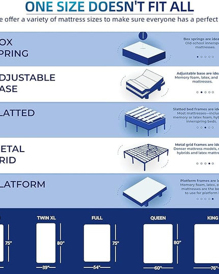 Hybrid Full Mattress,Memory Foam Hybrid 10 Inch Full Size Springs Mattresses,Fits all Bed Frames Full Size Mattress,Medium Firm Feel Mattress,CertiPUR-US. - LeafyLoom