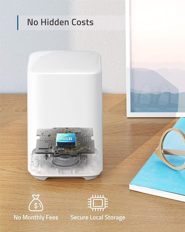 eufy Security eufyCam 2C Wireless Home Security Camera Add-on, Requires HomeBase 2, 180-Day Battery Life, HomeKit Compatibility, 1080p HD, No Monthly Fee, Motion Only Alert eufySecurity