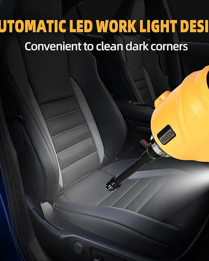 Cordless Dust Blower for Dewalt 20V Battery, Brushless Handheld Leaf Blower Compressed Air Duster 447 MPH for Garages Workshop Sawmill Room Home Cleaning(Battery Not Included) - LeafyLoom