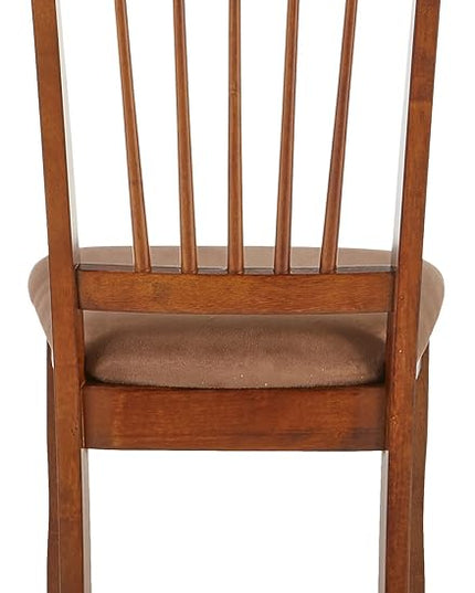 Signature Design by Ashley Berringer 18" Rustic Dining Chair with Cushions, 2 Count, Brown - LeafyLoom