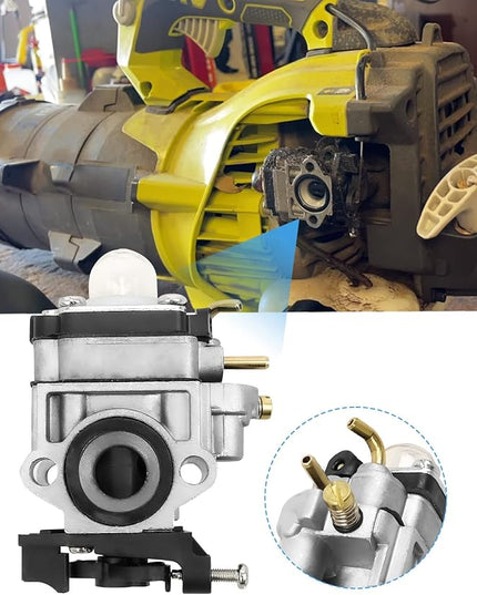 Carburetor Replace RY25AXB 308054121 Fit for Walbro Ryobi Fan Jet Blower 095159009 4-13-20 090159001 8-21-18 090159002 8-20-18 090159004 11-18-19 - LeafyLoom