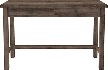 Signature Design by Ashley Arlenbry Farmhouse 47" Home Office Desk, Weathered Oak Gray - LeafyLoom