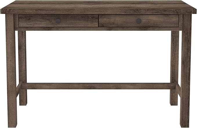 Signature Design by Ashley Arlenbry Farmhouse 47" Home Office Desk, Weathered Oak Gray - LeafyLoom