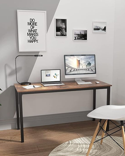 SogesGame Computer Desk,63 inch Desk& Workstations for Home Office, Writing Study Corner Desk,Modern Simple Style Laptop Table,Easy to Assemble - LeafyLoom