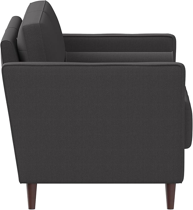 LifeStyle Solutions Arm chair, 39.8" W x 31.1" D x 33.5" H, Heather Grey - LeafyLoom