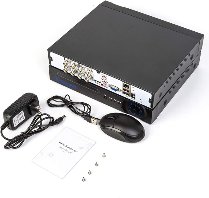 8CH 1080N Hybrid 5-in-1 AHD DVR (1080P NVR+1080N AHD+960H Analog+TVI+CVI) Standalone DVR CCTV Surveillance Security System Video Recorder Motion Detection HDD & Cameras not Included XENOCAM