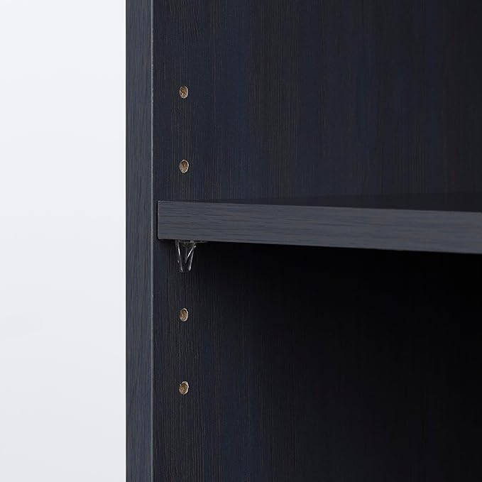 South Shore Axess 5-Shelf Narrow Bookcase, Blueberry - LeafyLoom