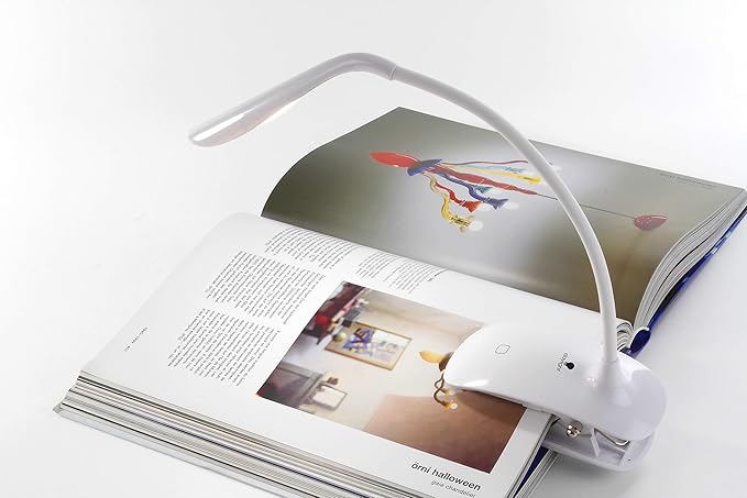 Daylight Company, LLC Smart Clip-on Lamp, White - LeafyLoom