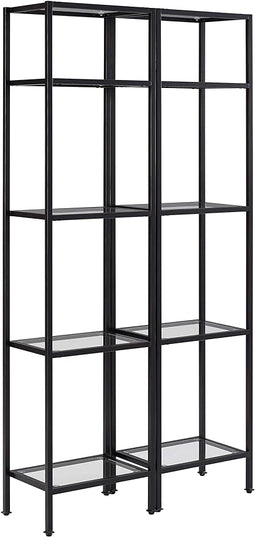 Crosley Furniture Aimee 2-Piece Narrow Etagere Set, Oil-Rubbed Bronze - LeafyLoom