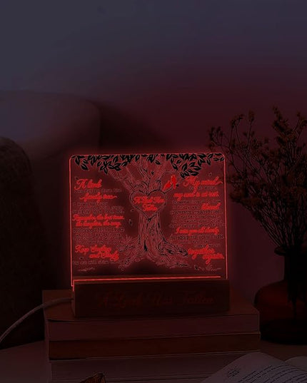 Memorial Gifts for Loss of Mom, Mother, Father, Dad, Husband Loved Ones | in Loving Memory of Loved One Gifts| Sympathy Gifts for Loss | Bereavement Gift Idea | Memory Night Light | Cardinal - LeafyLoom
