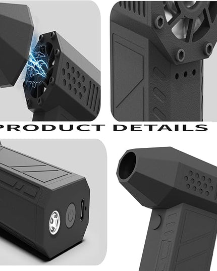 jet dry blower, jet dry mini blower, Electric Air Duster, jet fan 120000 RPM Wind Speed, jet blower car dryer for Car,Cleaning, Camping. - LeafyLoom
