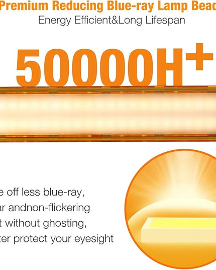 Miady LED Desk Lamp Eye-Caring Table Lamp, 3 Color Modes with 4 Levels of Brightness, Dimmable Office Lamp with Adapter, Touch Control Sensitive(White Aluminum) - LeafyLoom