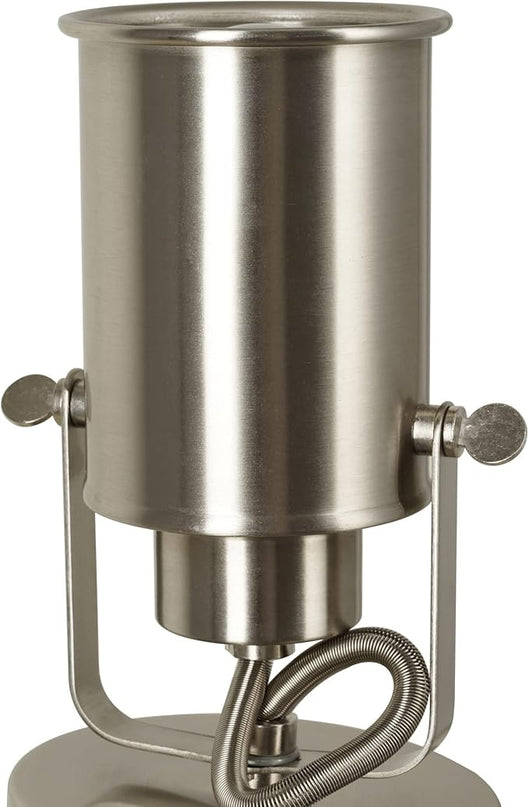 Catalina Lighting 18775-016 Modern Multipurpose Spotlight Desk or Wall Mount Accent Lamp, LED Bulb Included, 6", Brushed Nickel - LeafyLoom
