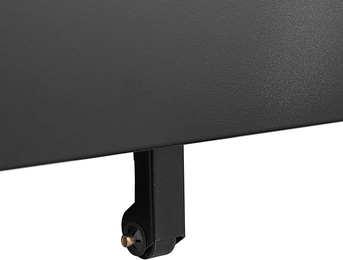 2 Drawer Mobile Lock and Casters,Pre-Assembled Metal Office Storage Filing Cabinets w/Anti-Dumping Fifth Round,for Letter/Legal/A4 Size,Black - LeafyLoom