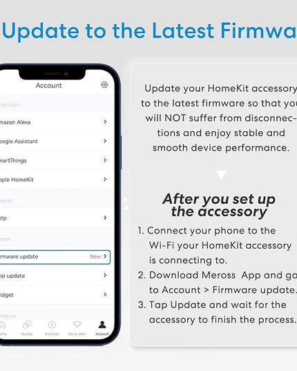 meross Smart Garage Door Opener Remote, Compatible with Apple HomeKit, Amazon Alexa, Google Assistant, SmartThings, Multiple Notification Modes, No Hub Needed,White meross