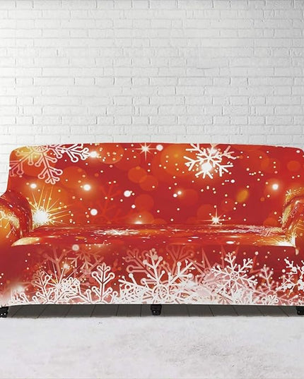 FKELYI Christmas Decor Sofa Couch Cover for Indoor Non-Slip Furniture Protector Easy Going Stretch Sofa Slipcover Washable Sofa Slipcovers L FKELYI