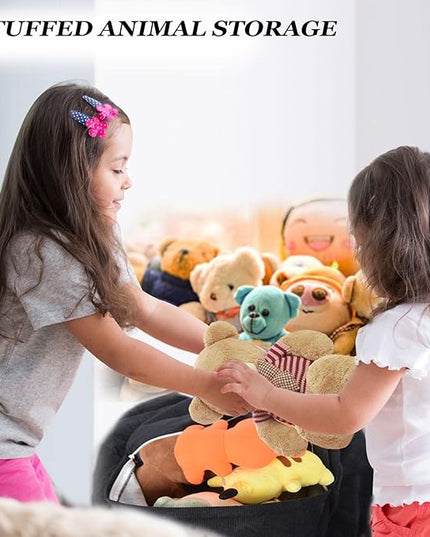 6FT Giant Faux Fur Bean Bag Cover for Adults, Round Fluffy Bean Bag Bed (No Filler), Machine Washable Big Size - LeafyLoom