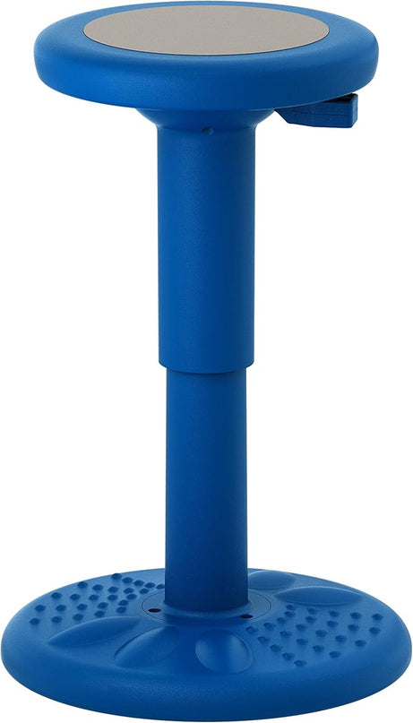 Studico ActiveChairs Adjustable Wobble Chair, Flexible Classroom Seating improves Focus, Posture & Helps ADHD/ADD. Classroom Stools, Active Wobble Chairs, Adjusts from 16.65" to 23.75" Ages 13-18 Blue - LeafyLoom