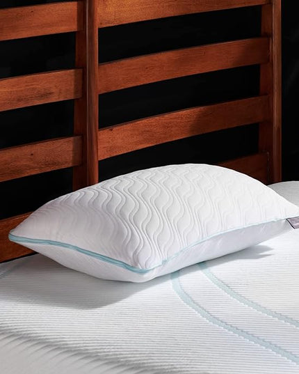 Tempur-Pedic TEMPUR-Cloud ProMid Memory Foam Pillow, King (Pack of 1), White - LeafyLoom