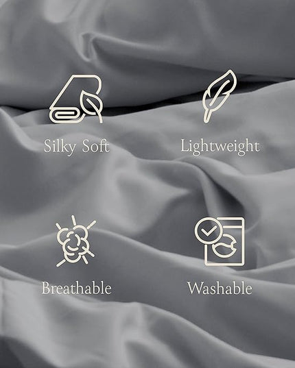 BELADOR Silky Soft King Sheet Set - 6 Piece Bed Sheets for King Size Bed, Secure-Fit Deep Pocket Sheets with Elastic, Breathable Hotel Sheets & Pillowcase Set, Wrinkle Free Oeko-Tex Sheets - LeafyLoom