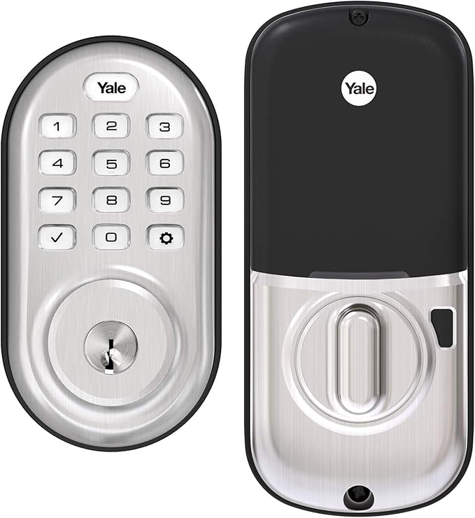 Yale Security Assure Lock - Keypad Door Lock in Satin Nickel Yale