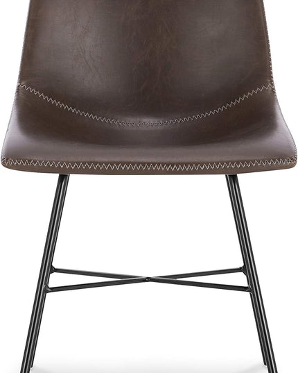 Poly and Bark Paxton Dining Chair, Set of 2 Brown - LeafyLoom