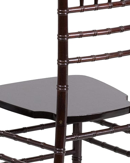 Flash Furniture 2 Pack HERCULES Series Walnut Wood Chiavari Chair - LeafyLoom