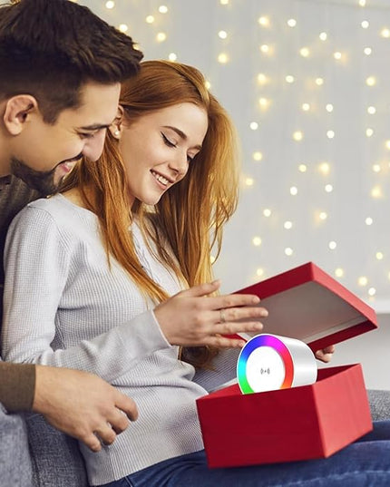 15 W Wireless Charger with Bluetooth Speaker and Night Light Induction Wireless Chargers with 5 RGB Light Modes Touch Dimmable Bedside Lamp Gifts for Women and Men - LeafyLoom
