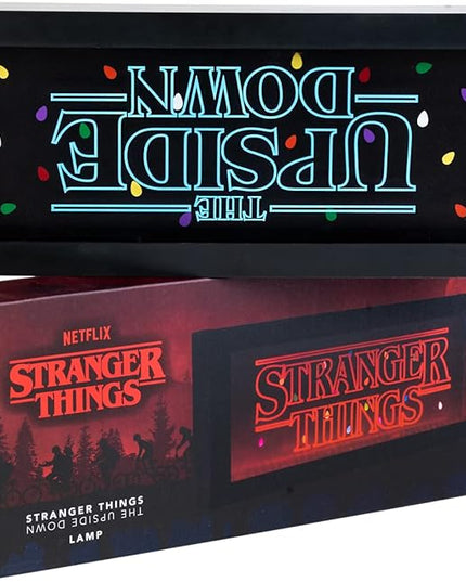 Stranger Things Merchandise - 4 Lighting Modes - Official Stranger Things Lamp - Neon Light - Led Lamp - Light Box - USB Lamp - Night Light for Kids - LeafyLoom
