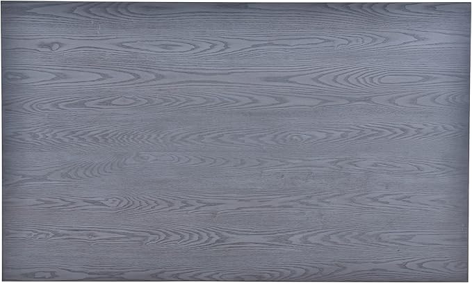 Mid-Century 6-Piece Wood Dining Table Set with Storage Drawer, Upholstered Chairs and Bench, Walnut Tabletop Kitchen Furniture for Living Room, Small Apartments, Antique Blue - LeafyLoom