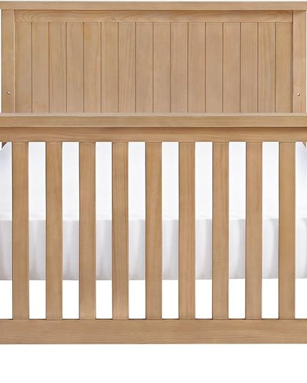 Everlee Crib to Full-Size Bed Conversion Kit, Honey Wood - LeafyLoom