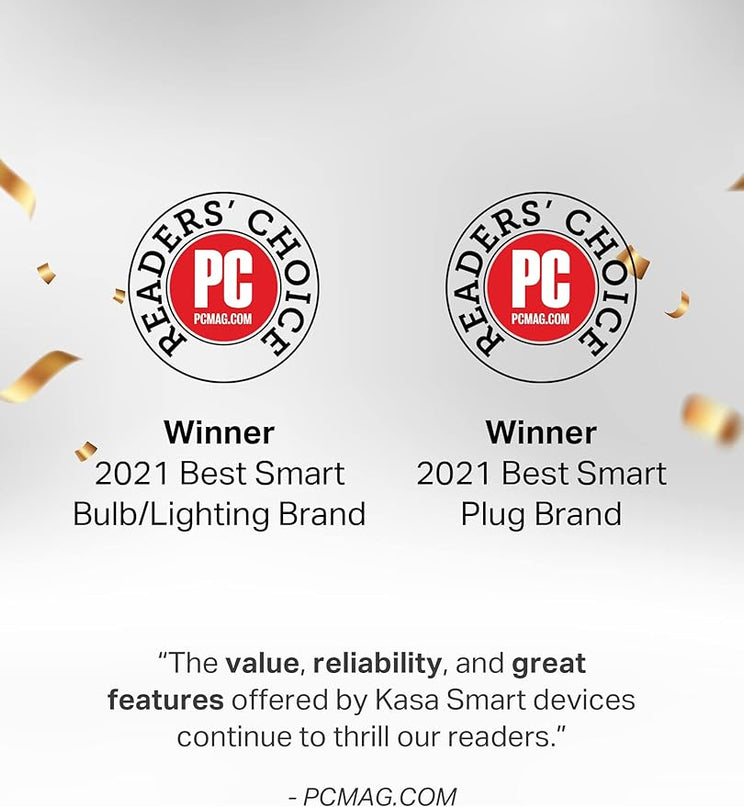 New Kasa Smart Bulb, Full Color Changing Dimmable Smart WiFi Light Bulb Compatible with Alexa and Google Home, A19, 9W 800 Lumens,2.4Ghz only, No Hub Required, 1-Pack (KL125), Multicolor KasaSmartbyTP-Link
