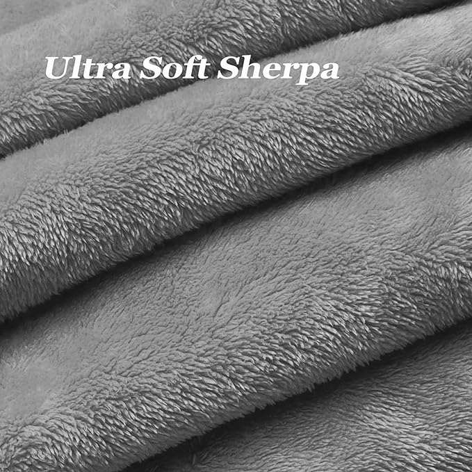 6FT Giant Faux Fur Bean Bag Cover for Adults, Round Fluffy Bean Bag Bed (No Filler), Machine Washable Big Size - LeafyLoom