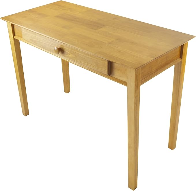 Winsome Wood Studio Home Office, Honey - LeafyLoom