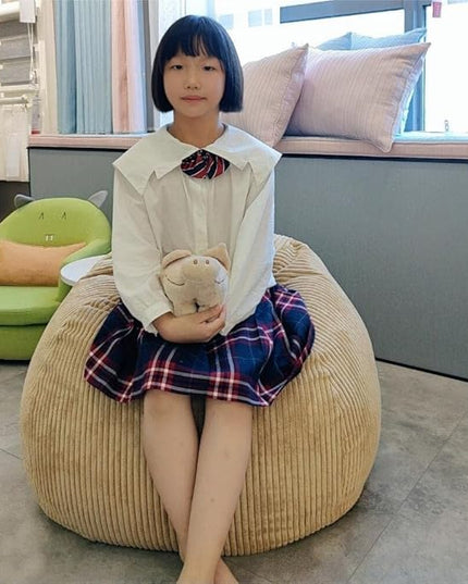 Bean Bag Chairs (No Filler),Bean Bag Cover,Stuffed Animal Storage Bean Bag,Toddler Bean Bag,Bean Bag for Adults,Kids,Teens,Large bean bag - LeafyLoom