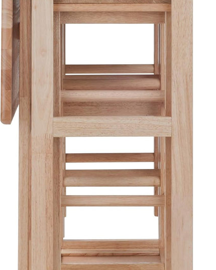 Winsome Wood Suzanne Kitchen, Square, Natural, Beech - LeafyLoom
